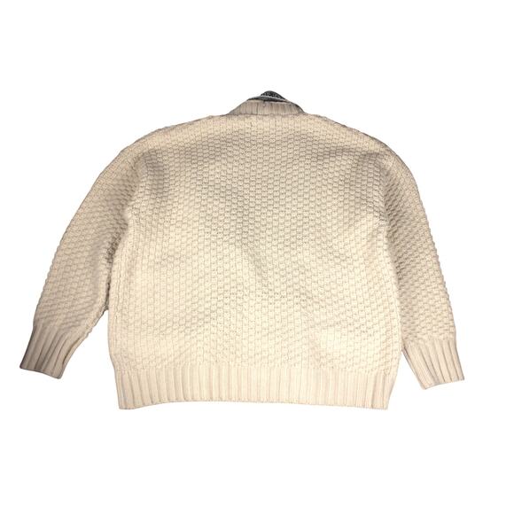 Blank NYC Mixed Media Shacket Womens M Denim Wool Jacket NWT Oversized - Picture 2 of 13